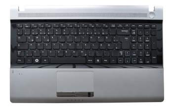 CNBA5902941 Original Samsung Tastatur inkl. Topcase DE (deutsch) schwarz/silber