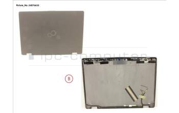 Fujitsu CP794037-XX LCD BACK COVER BLACK