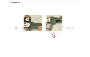 Fujitsu CP796115-XX SUBBOARD, AUDIO/USB