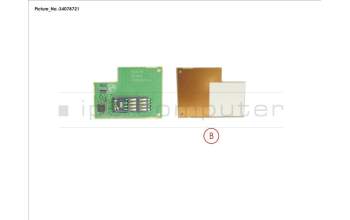 Fujitsu CP810206-XX SUB BOARD, SMARTCARD