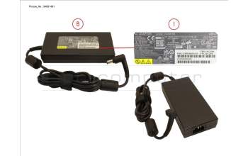 Fujitsu CP816833-XX AC-ADAPTER 19,5V 230W (3-PIN) UKCA TCO9