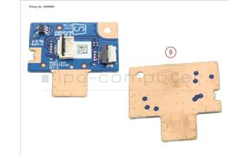 Fujitsu CP837935-XX SUB BOARD, FNGERPRINT SEC-BIO