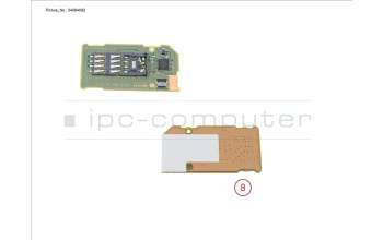 Fujitsu CP846728-XX SUB BOARD, SMARTCARD