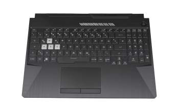 DQ60AUP6Y06 Original Asus Tastatur DE (deutsch) schwarz/transparent mit Backlight