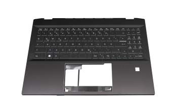 E2P-59101XX-TA2 Original MSI Tastatur inkl. Topcase DE (deutsch) schwarz/schwarz mit Backlight