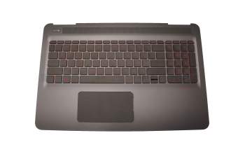 EAG3500206A Original HP Tastatur inkl. Topcase DE (deutsch) grau/grau mit Backlight