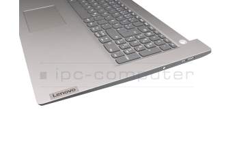 EG1JX000100 Original Lenovo Tastatur inkl. Topcase DE (deutsch) grau/silber (Fingerprint)