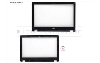 Fujitsu FUJ:CP753847-XX LCD FRONT COVER (FHD FOR CAM/MIC)