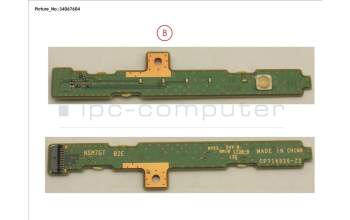 Fujitsu FUJ:CP755933-XX SUB BOARD, SWITCH