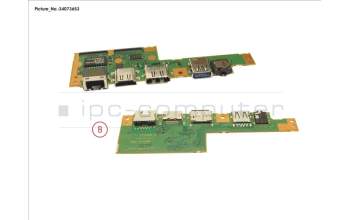 Fujitsu FUJ:CP776233-XX SUB BOARD, AUDIO/USB/LAN