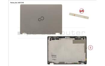 Fujitsu FUJ:CP776369-XX LCD BACK COVER ASSY (FOR FHD,W/CAM,WWAN)