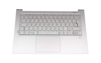 FYG80_FPR_FFC Original Lenovo Tastatur inkl. Topcase DE (deutsch) silber/silber mit Backlight