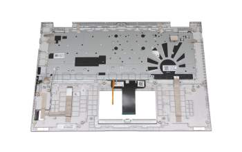 G1AS19G52UCOX121050811A Original Asus Tastatur inkl. Topcase DE (deutsch) silber/silber mit Backlight