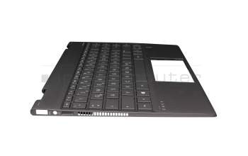 HP Envy x360 13-ar0300 Original Tastatur inkl. Topcase DE (deutsch) grau/grau mit Backlight