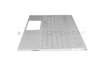 HP Pavilion 15-cs0700 Original Tastatur inkl. Topcase DE (deutsch) silber/silber mit Backlight (UMA-Grafik)