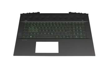 HP Pavilion Gaming 17-cd0000 Original Tastatur inkl. Topcase DE (deutsch) schwarz/schwarz mit Backlight