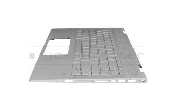 HP Pavilion x360 14-cd0500 Original Tastatur inkl. Topcase DE (deutsch) silber/silber mit Backlight