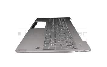 HQ20720475000 Original Lenovo Tastatur inkl. Topcase DE (deutsch) grau/grau mit Backlight