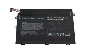 IPC-Computer Akku kompatibel zu Lenovo 3ICP6/54/90 mit 39Wh