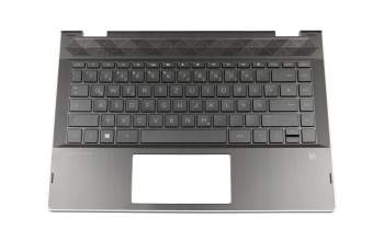 L22400-041 Original HP Tastatur inkl. Topcase DE (deutsch) schwarz/schwarz mit Backlight