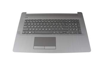 L22750-BG1 Original HP Tastatur inkl. Topcase SF (schweiz-französisch) schwarz/schwarz (DVD, Optik \"gebürstet\")