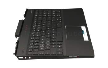 L32775-041 Original HP Tastatur inkl. Topcase DE (deutsch) schwarz/schwarz mit Backlight