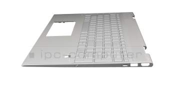 L47469-041 Original HP Tastatur inkl. Topcase DE (deutsch) silber/silber mit Backlight (UMA)