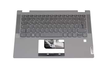 LC550-14 Original Lenovo Tastatur inkl. Topcase DE (deutsch) dunkelgrau/grau mit Backlight