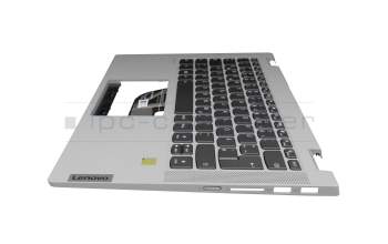 LC550-14 Original Lenovo Tastatur inkl. Topcase DE (deutsch) dunkelgrau/grau mit Backlight