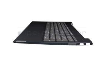 LCM16K2 Original Lenovo Tastatur inkl. Topcase DE (deutsch) grau/blau