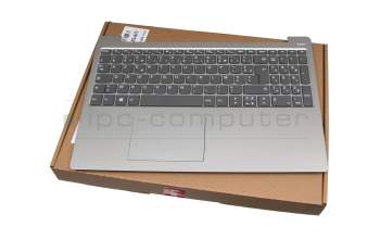 LCM16K26F0-686 Original Lenovo Tastatur inkl. Topcase FR (französisch) grau/silber