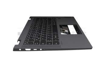 LCM19J16D0J686 Original Lenovo Tastatur inkl. Topcase DE (deutsch) grau/grau mit Backlight