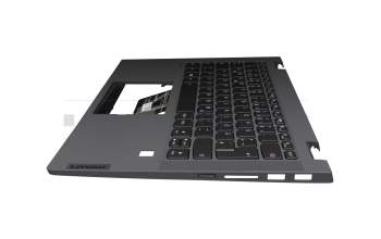 LCM19J16D0J686 Original Lenovo Tastatur inkl. Topcase DE (deutsch) grau/grau mit Backlight