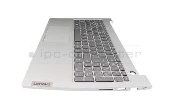 LCM19J36DJ686A Original Lenovo Tastatur inkl. Topcase DE (deutsch) grau/grau mit Backlight