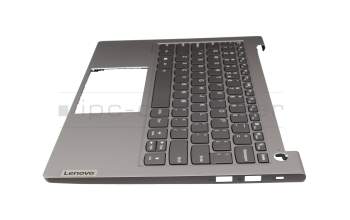 LCM20A93U4J686 Original Lenovo Tastatur inkl. Topcase UK (englisch) grau/grau mit Backlight