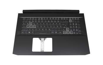 LG05P_N12B3L Original Acer Tastatur inkl. Topcase DE (deutsch) schwarz/weiß/schwarz mit Backlight