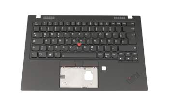 LIM18F86D0JG62 Original Lenovo Tastatur inkl. Topcase DE (deutsch) schwarz/schwarz mit Backlight und Mouse-Stick