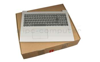 Lenovo IdeaPad 320-15IKB (80XL/80YE) Original Tastatur inkl. Topcase DE (deutsch) grau/silber (Fingerprint)