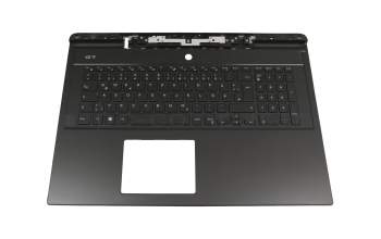 MSHVC7-BWU02 Original Dell Tastatur inkl. Topcase DE (deutsch) schwarz/schwarz mit Backlight