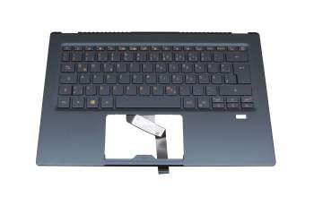 NKI13131GH Original Acer Tastatur inkl. Topcase DE (deutsch) blau/blau mit Backlight