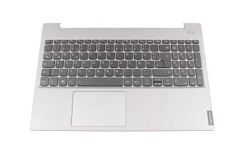 NSK-BYABN Original Lenovo Tastatur inkl. Topcase DE (deutsch) dunkelgrau/grau mit Backlight