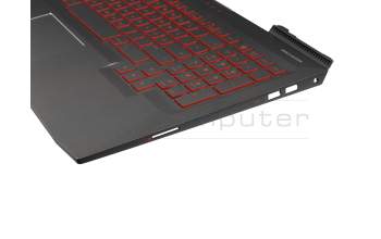 NSK-XG0BQ Original HP Tastatur inkl. Topcase DE (deutsch) schwarz/schwarz mit Backlight