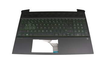 NSK-XNXBQ Original HP Tastatur inkl. Topcase DE (deutsch) schwarz/schwarz mit Backlight