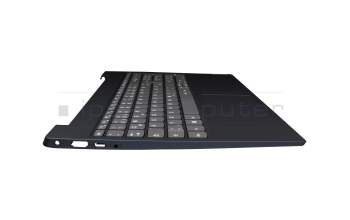 PC5C-GE Original Lenovo Tastatur inkl. Topcase DE (deutsch) grau/blau