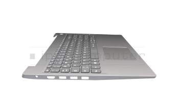 PC5C-GE Original Lenovo Tastatur inkl. Topcase DE (deutsch) grau/silber Fingerprint