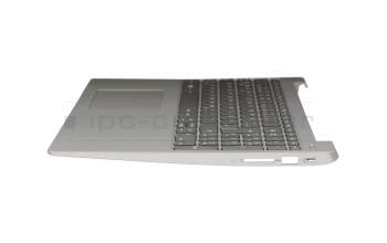 PC5CB-GE Original Lenovo Tastatur inkl. Topcase DE (deutsch) grau/silber mit Backlight