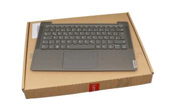 PK09000N000 Original Lenovo Tastatur inkl. Topcase DE (deutsch) grau/grau mit Backlight