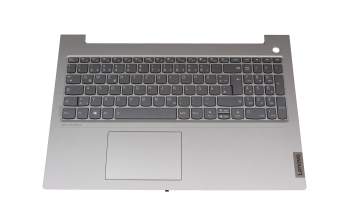 PK09000QQ20 Original Lenovo Tastatur inkl. Topcase DE (deutsch) grau/grau mit Backlight