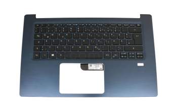 PK131JL1A10 Original Acer Tastatur inkl. Topcase DE (deutsch) schwarz/blau mit Backlight