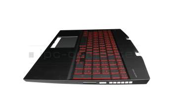 PK132JZ2A10 Original HP Tastatur inkl. Topcase DE (deutsch) schwarz/schwarz mit Backlight